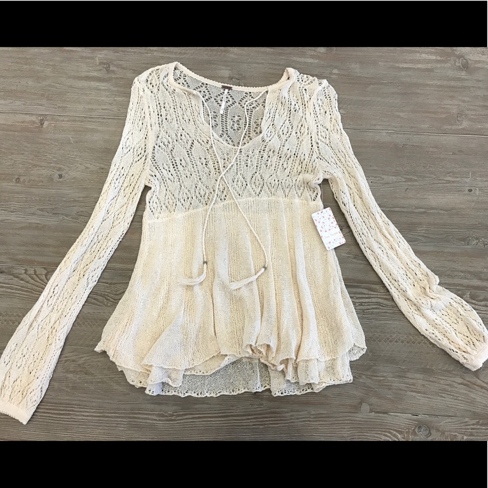 Brand New With Tags Sz L Free People Sweater